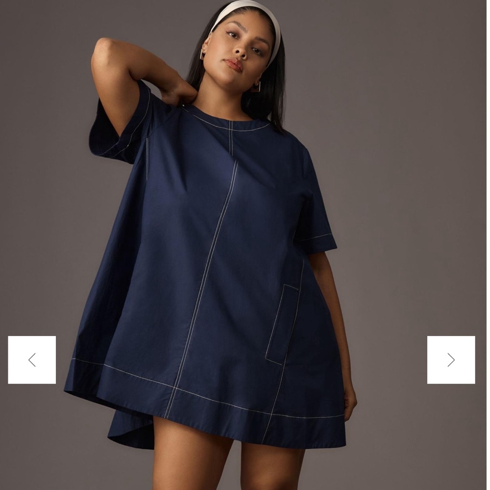 Maeve Emmy Swing Dress, navy colorway